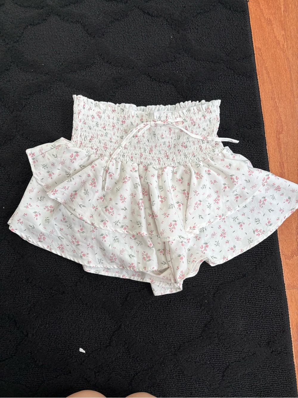 Floral Ruffle Skort